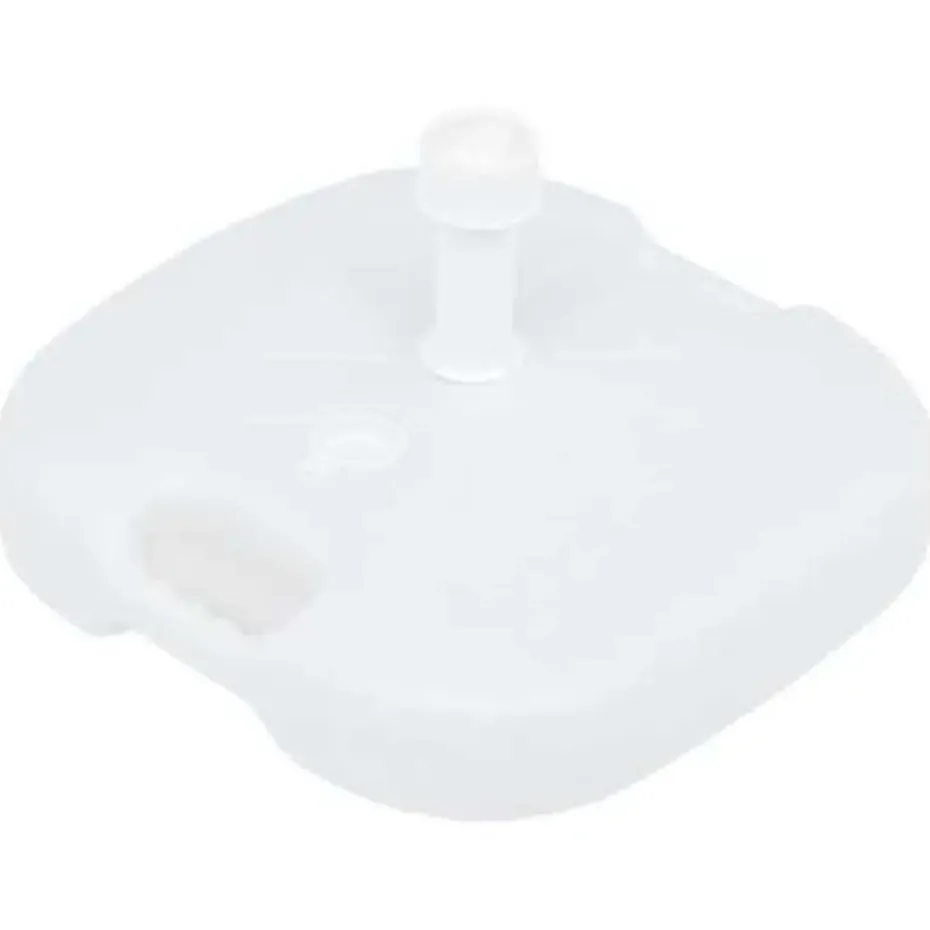 vidaXL - Parasolbasis - Wit - Kunststof