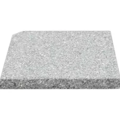 vidaXL - Parasolgewichtplaat - Grijs - Graniet