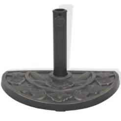 vidaXL - Parasolvoet - Bruin - Staal