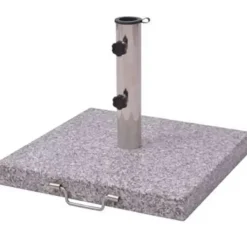 vidaXL - Parasolvoet - Grijs - Graniet