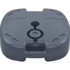 vidaXL - Parasolvoet - Grijs - Kunststof