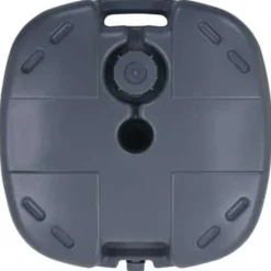 vidaXL - Parasolvoet - Grijs - Kunststof