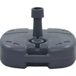 vidaXL - Parasolvoet - Grijs - Kunststof