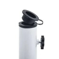 vidaXL - Parasolvoet - Wit - Gietijzer - 48 x 48 x 33 cm