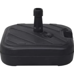 vidaXL - Parasolvoet - Zwart - Kunststof