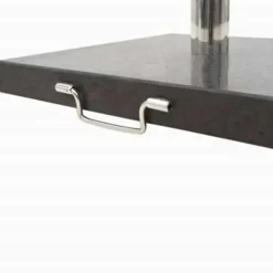 vidaXL - Parasolvoet - Zwart - Graniet