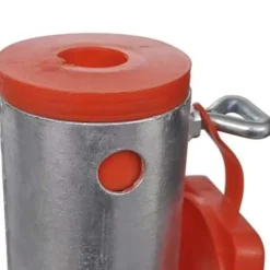 vidaXL - Parasolvoet grondanker - Zilver - Staal