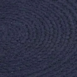 vidaXL - Placemat - Blauw - Katoen - 6 stuks