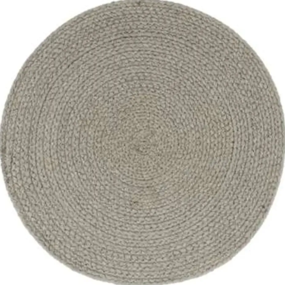 vidaXL - Placemat - Grijs - Katoen - 4 stuks