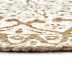 vidaXL - Placemat - Wit - Jute - 6 stuks