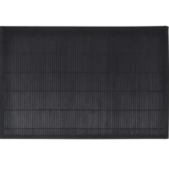 vidaXL - Placemat - Zwart - Bamboe