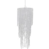 vidaXL - Plafondlamp - Transparent - Staal - 26 x 70 cm