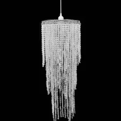 vidaXL - Plafondlamp - Transparent - Staal - 26 x 70 cm