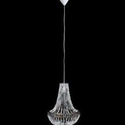 vidaXL - Plafondlamp - Transparent - Staal - 36.5 x 46 cm