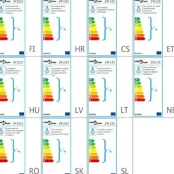 vidaXL - Plafondlamp - Transparent - Staal - 36.5 x 46 cm