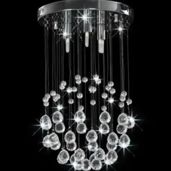 vidaXL - Plafondlamp - Zilver - Metaal