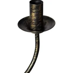 vidaXL - Plafondlamp - Zwart - Metaal - 80 x 45 cm