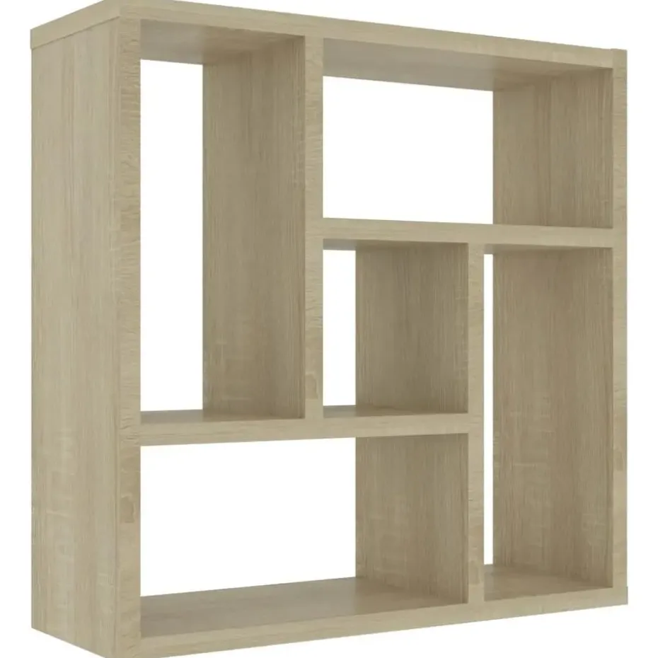 vidaXL - Plank - Bruin - Bewerkt hout