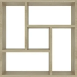 vidaXL - Plank - Bruin - Bewerkt hout