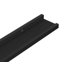 vidaXL - Plank - Zwart - MDF - 80 x 9 x 3 cm - 4 stuks