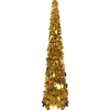 vidaXL - Pop-up Kerstboom - Goud - 120 x 25 cm
