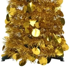 vidaXL - Pop-up Kerstboom - Goud - 120 x 25 cm