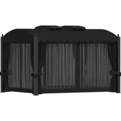 vidaXL - Prieel - Antraciet - Stof