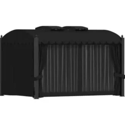 vidaXL - Prieel - Antraciet - Stof