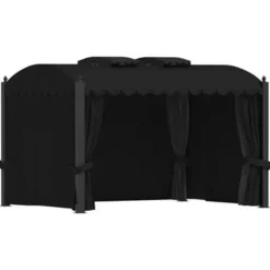 vidaXL - Prieel - Antraciet - Stof