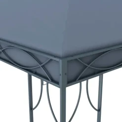 vidaXL - Prieel Met Lichtslinger - Antraciet - Stof - 400 x 300 cm