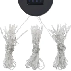 vidaXL - Prieel Met Lichtslinger - Antraciet - Stof - 400 x 300 cm