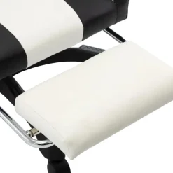 vidaXL - Race Stoel - Zwart - Kunstleer