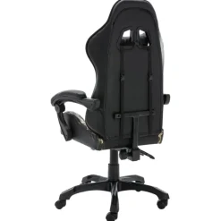 vidaXL - Race Stoel - Zwart - Kunstleer