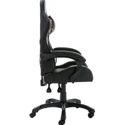 vidaXL - Race Stoel - Zwart - Kunstleer