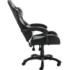 vidaXL - Race Stoel - Zwart - Kunstleer