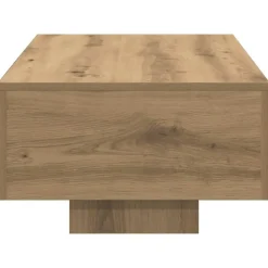 vidaXL - Rechthoekige Salontafel - Artisanaal eiken - Hout - 100x49.5x31 cm