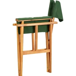 vidaXL - Regisseursstoelen - Groen - Hout - 2 stuks