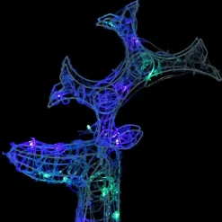 vidaXL - Rendier Kerstdecoratie - Multikleur