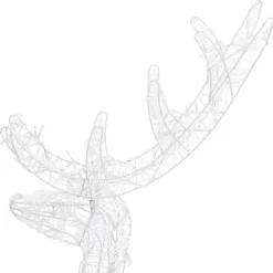 vidaXL - Rendier Kerstdecoratie - Multicolour - 70 x 41 x 120 cm