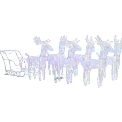 vidaXL - Rendieren En Slee Kerstversiering - Multicolour