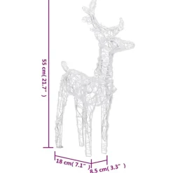 vidaXL - Rendieren En Slee Kerstversiering - Multicolour