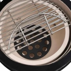 vidaXL - Rokersbarbecue - Zwart - Keramiek