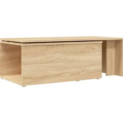 vidaXL - Salontafel - Bruin - Bewerkt hout