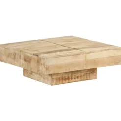 vidaXL - Salontafel - Bruin - Hout - 80 x 80 x 28 cm
