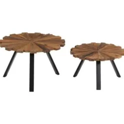 vidaXL - Salontafel - Bruin - Hout