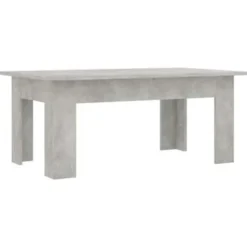 vidaXL - Salontafel - Grijs - Bewerkt hout - 100 x 60 x 42 cm