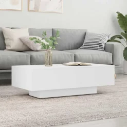 vidaXL - Salontafel - Wit - Bewerkt hout