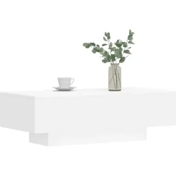 vidaXL - Salontafel - Wit - Bewerkt hout