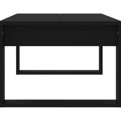 vidaXL - Salontafel - Zwart - Bewerkt hout