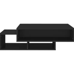 vidaXL - Salontafel - Zwart - Bewerkt hout